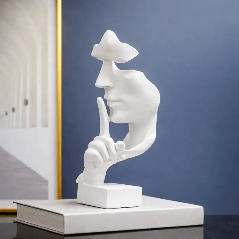 Abstract thinker statue for modern home and office décor