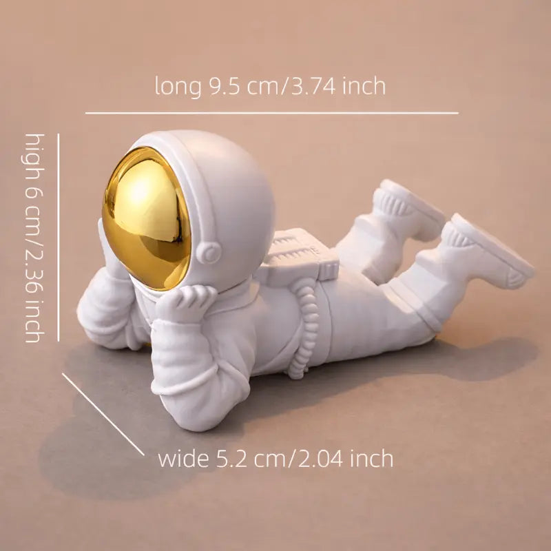 Decorative astronaut phone holder for desk and home décor