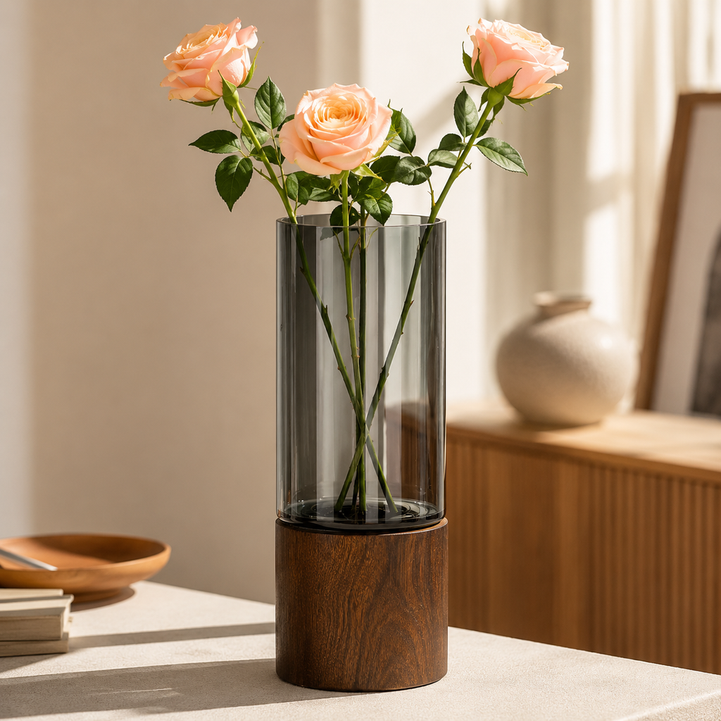 Retro Glass Decorative Vase