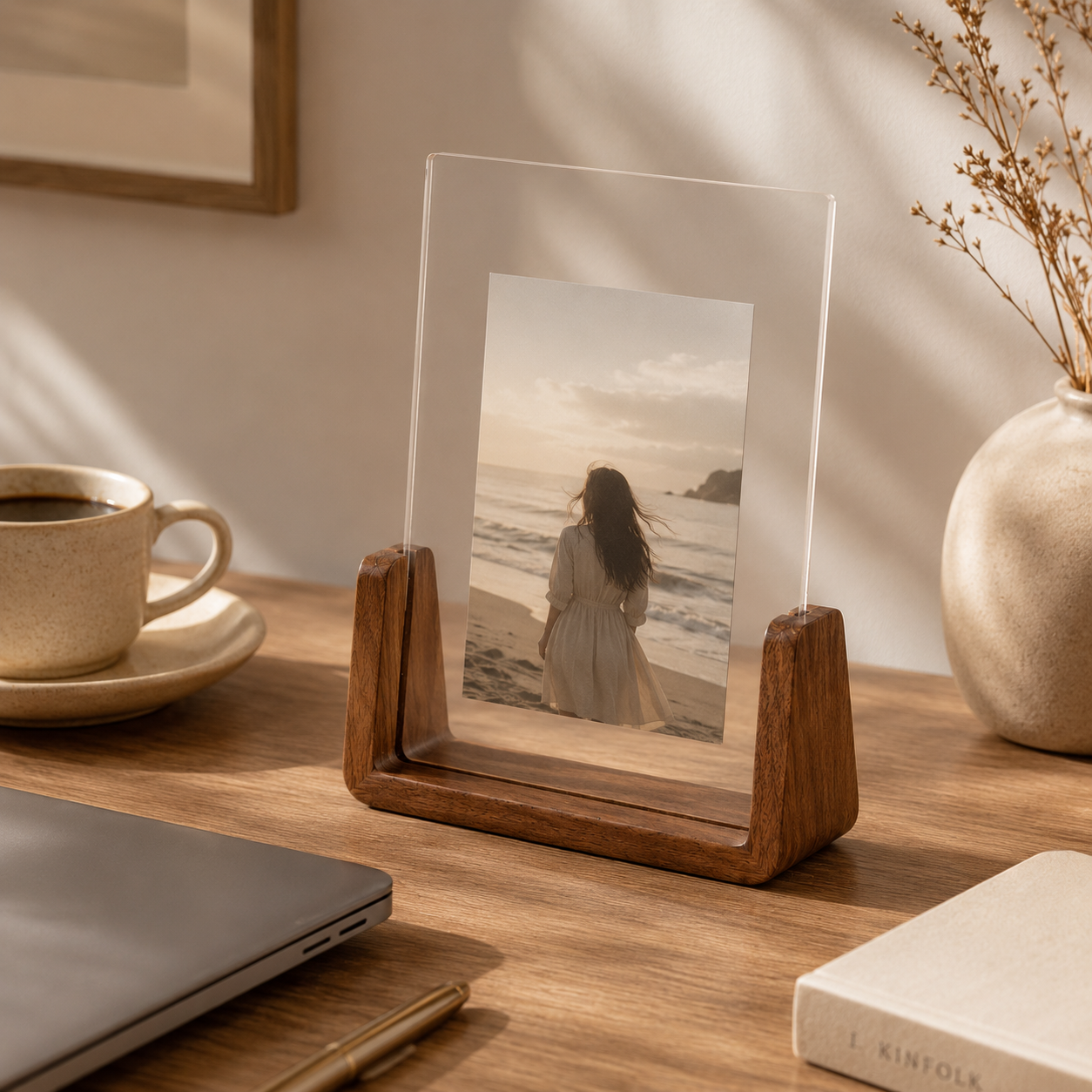 Wood Acrylic Photo Frame