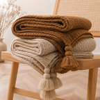 Nordic Knit Throw Blanket