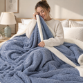 Soft Lamb Velvet Throw Blanket