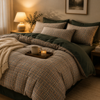 Nordic Plaid Luxury Bedding Set