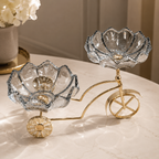 Crystal Glass Decorative Serving Bowl