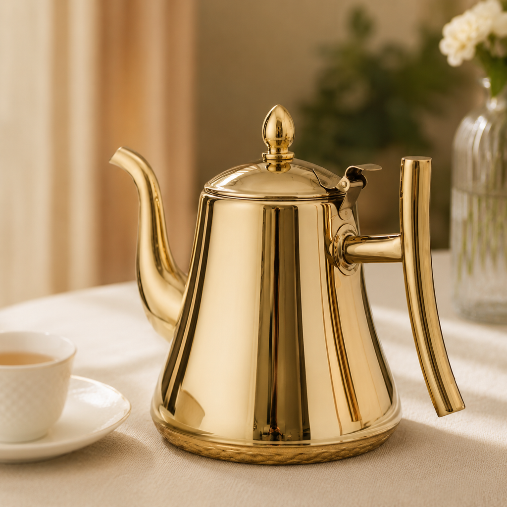 Stainless Steel Tea Pot with Infuser – 2L