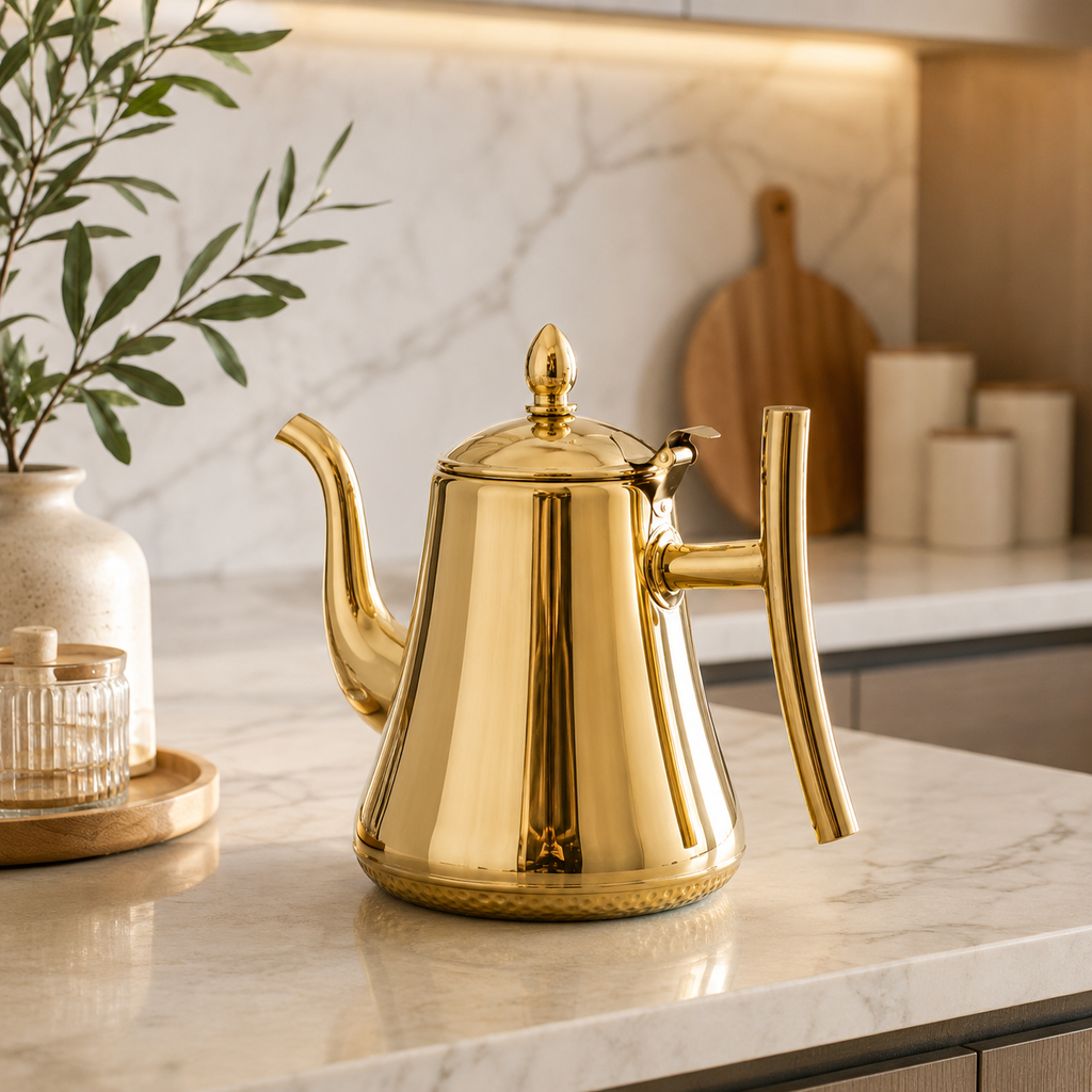 Stainless Steel Tea Pot with Infuser – 2L
