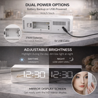 LED Alarm Clock with Temperature