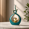 Nordic Ceramic Angel Figurine – Minimalist Home Decor Sculpture for Living Room & Desk