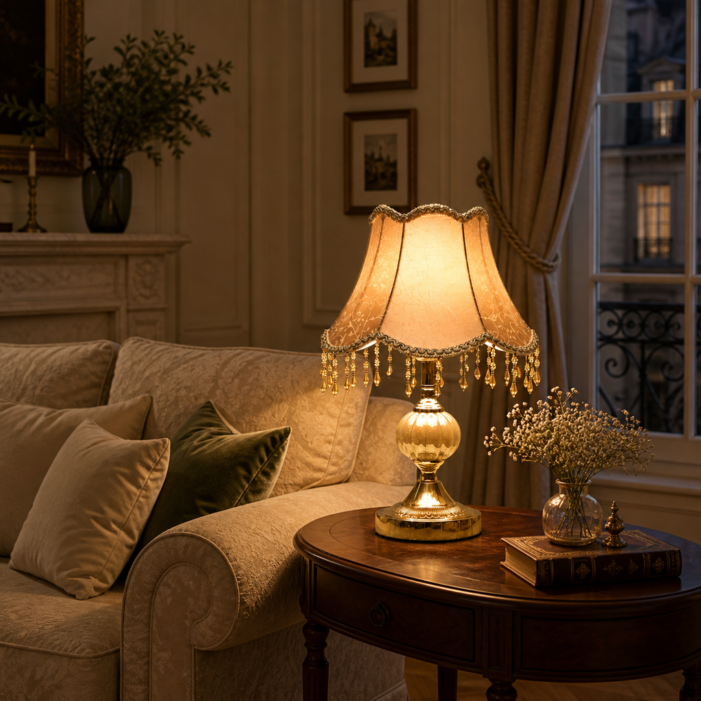 Elegant Bedside Table Lamp – Decorative Table Lamp for Bedroom