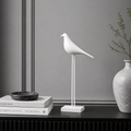 Nordic Resin Bird Sculpture – Minimalist Decorative Ornament for Home & Desk