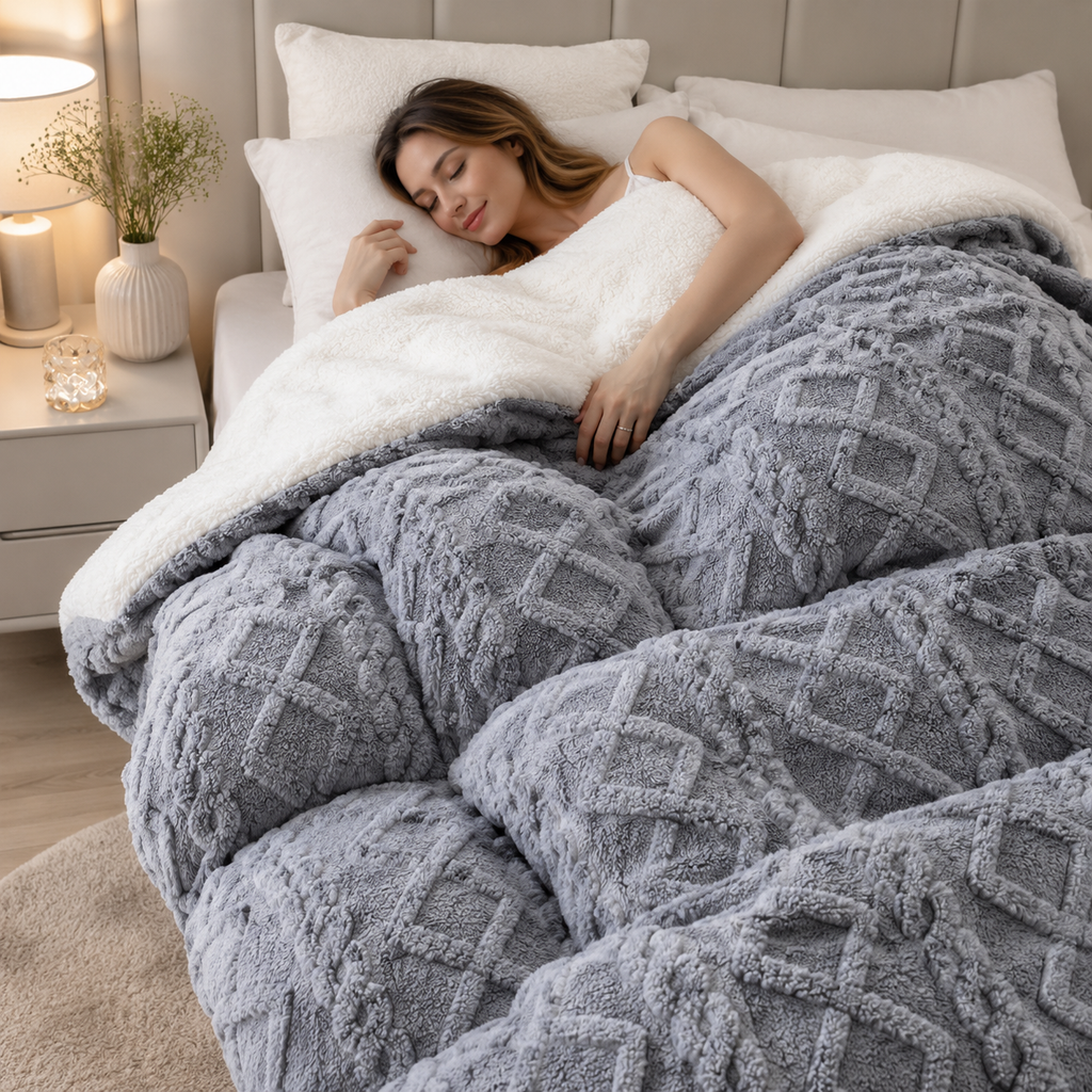 Luxury Faux Lamb Cashmere Blanket