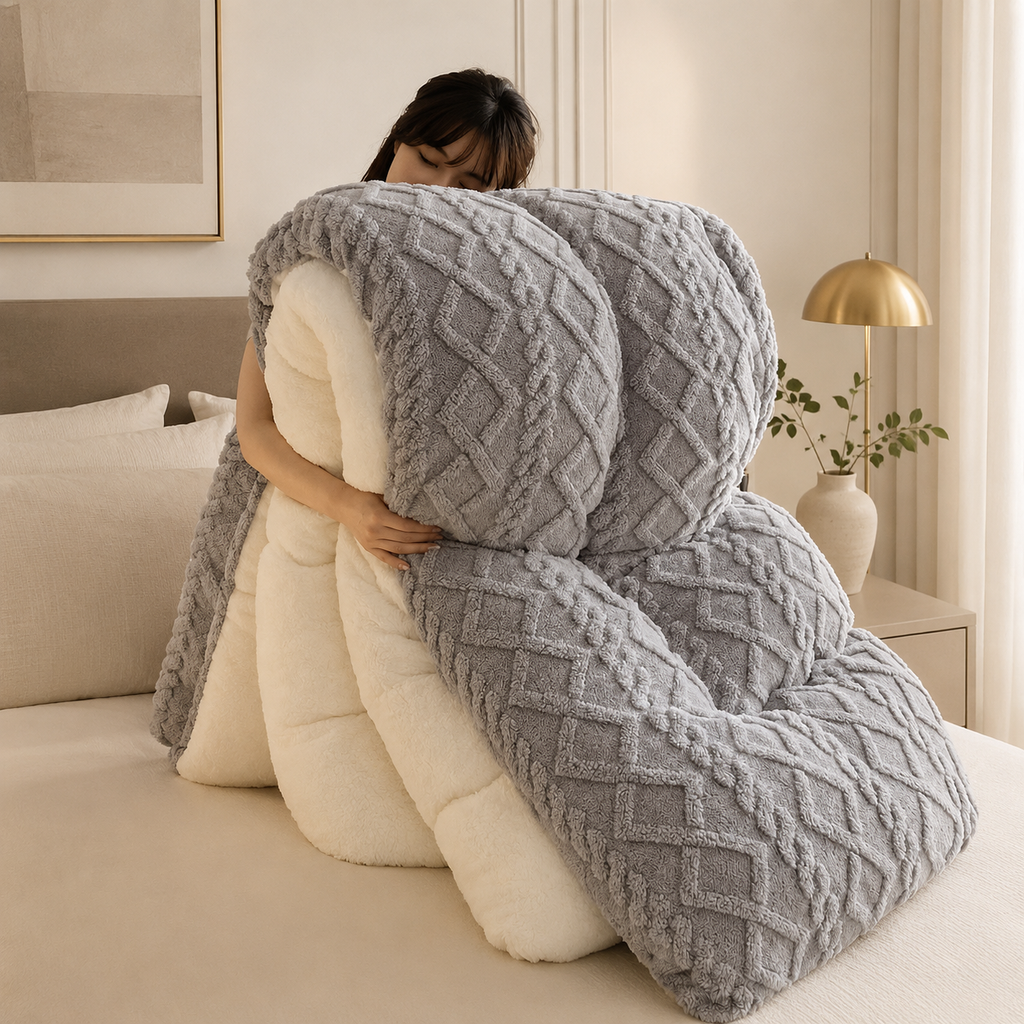 Luxury Faux Lamb Cashmere Blanket