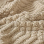 Chunky knit tassel throw blanket for living room and bedroom décor