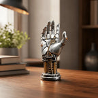 Cyberpunk robotic controller holder for gaming desk and room décor