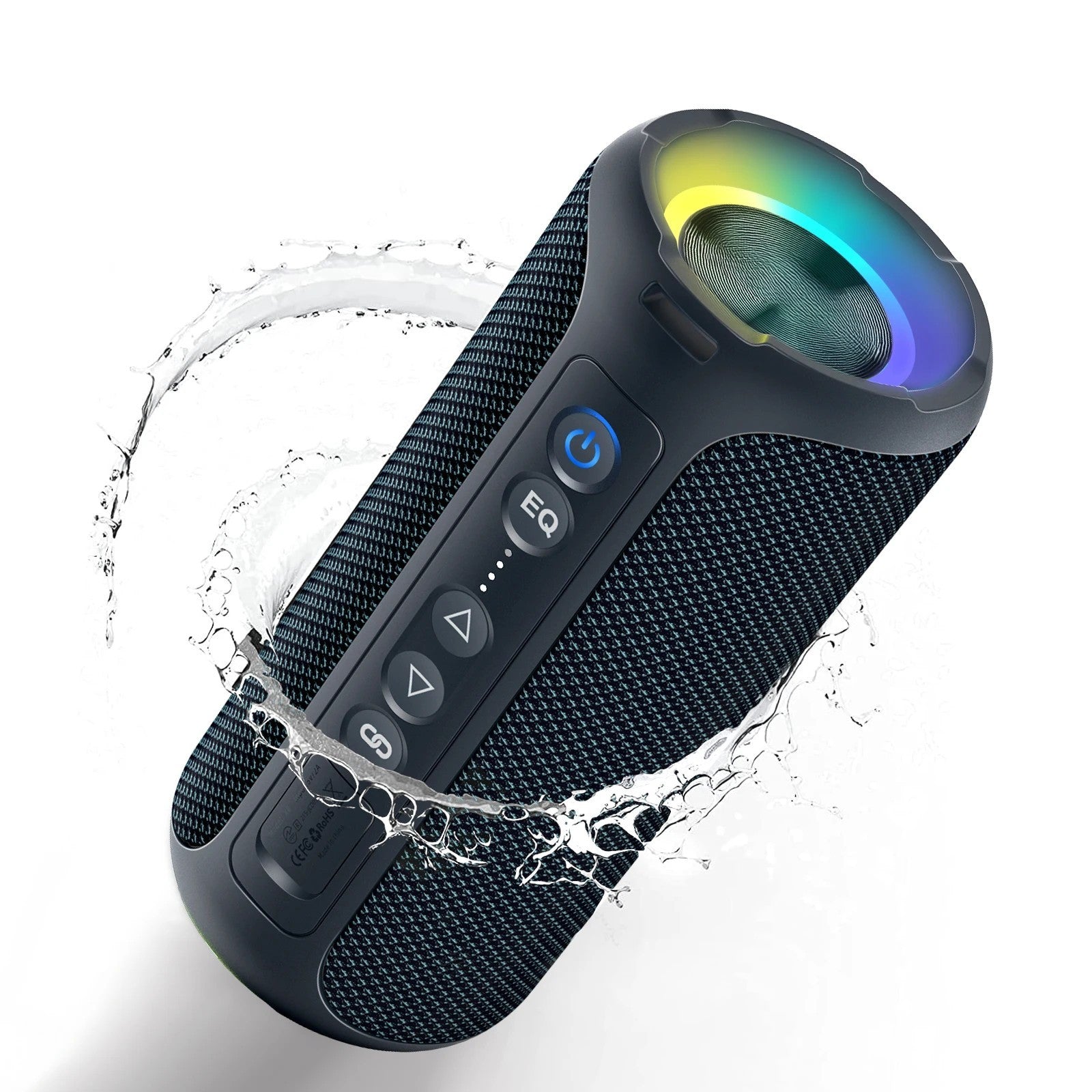 40W Waterproof Portable Bluetooth Speaker with Enhanced Bass