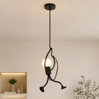 Decorative iron pendant light for modern interior lighting