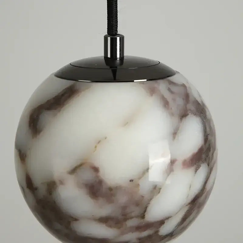 Marble pendant light for elegant interior lighting and home décor