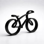 Minimalist bike sculpture for modern home and office décor