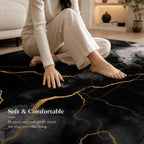 Modern line pattern rug for living room and bedroom décor