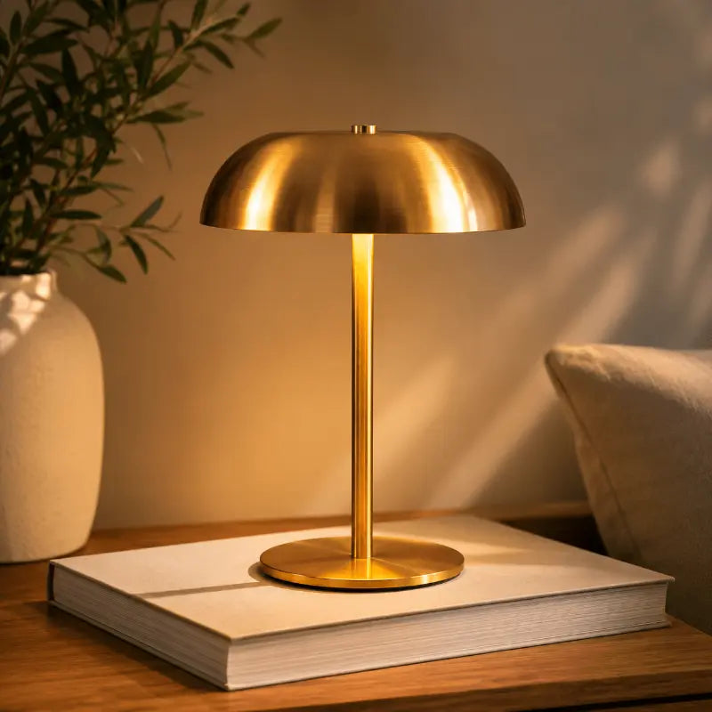 Decorative mushroom table lamp for bedroom and living room lighting