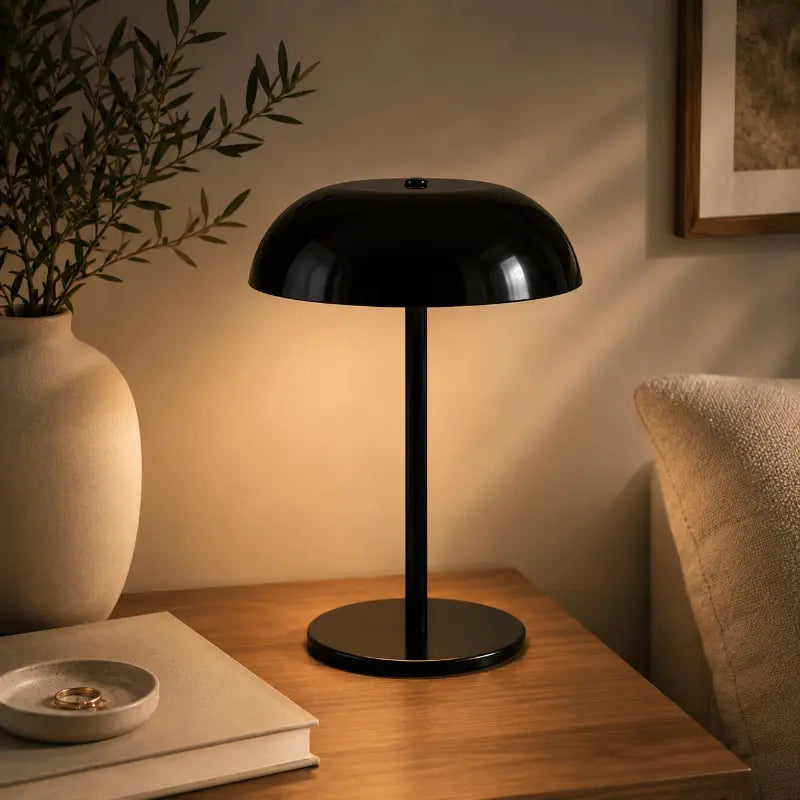 Decorative mushroom table lamp for bedroom and living room lighting