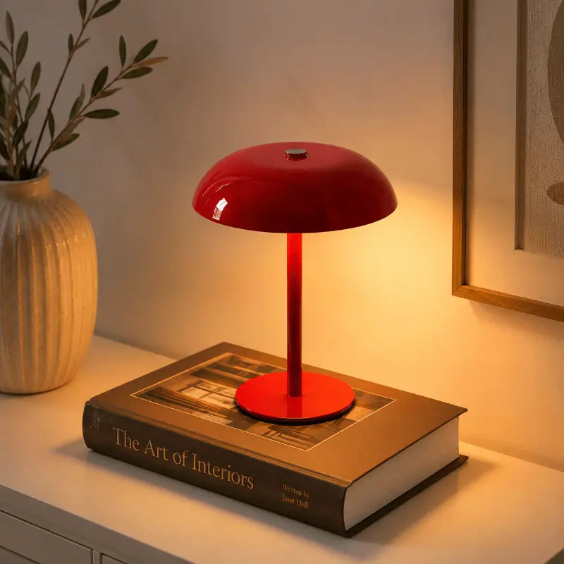 Decorative mushroom table lamp for bedroom and living room lighting