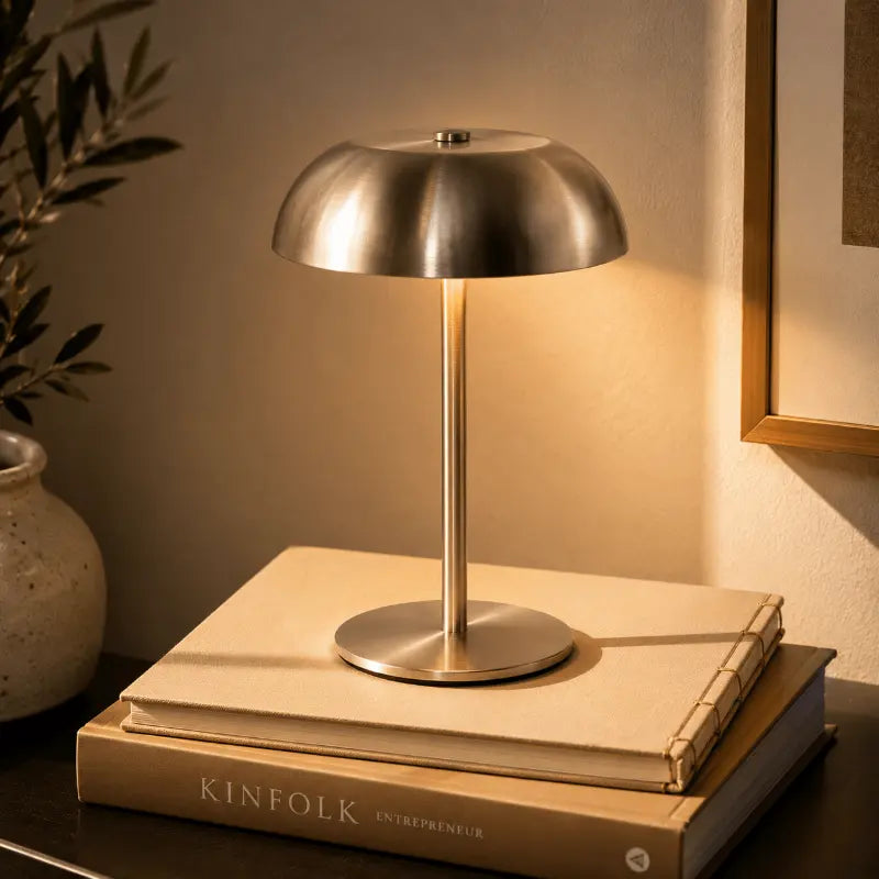 Decorative mushroom table lamp for bedroom and living room lighting