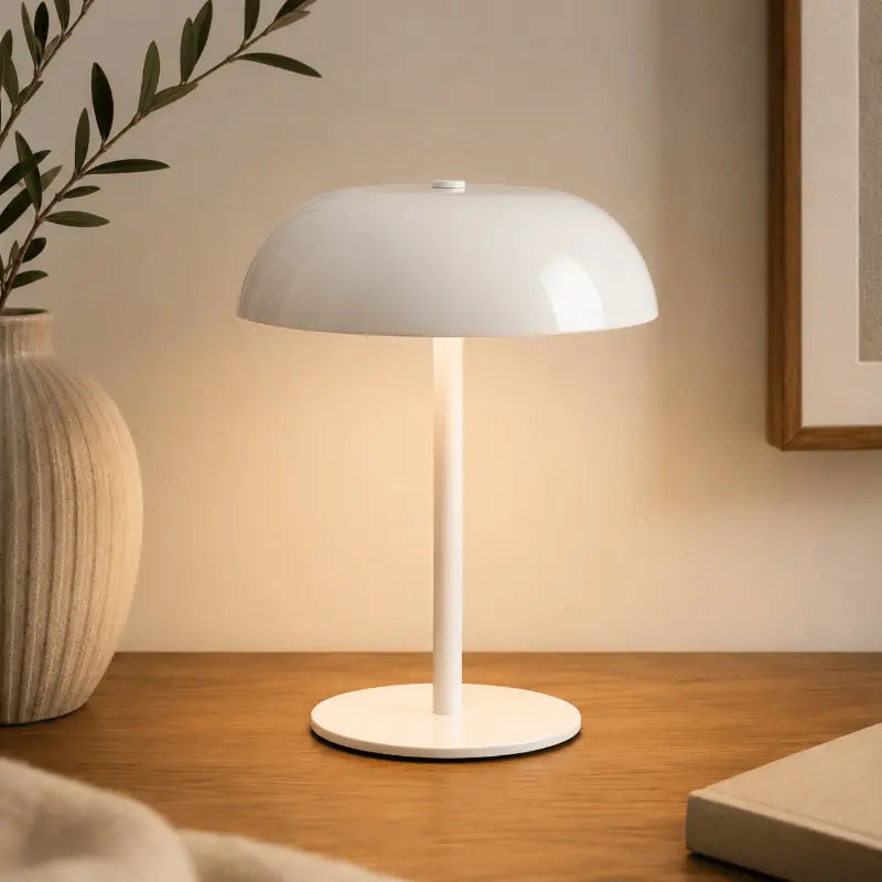 Decorative mushroom table lamp for bedroom and living room lighting