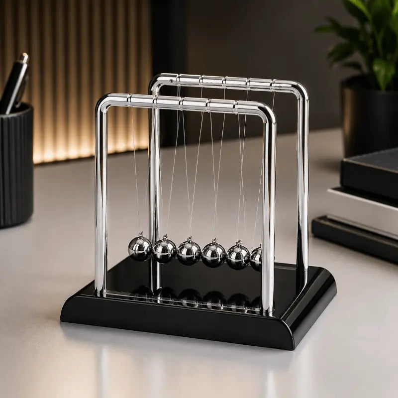 Newton balance desk sculpture for modern home and office décor