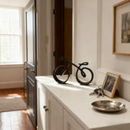 Minimalist Bike Sculpture – Modern Cycling Desk Decor for Home & Office