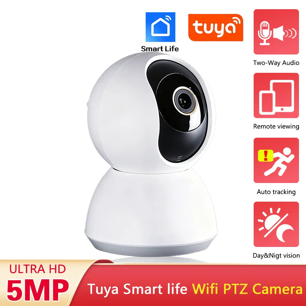 5MP PTZ Smart Home Camera