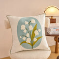 Embroidered Cushion Cover Cotton Decorative Pillowcase