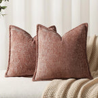 Chenille Cushion Cover – Soft Textured Decorative Pillow Cover for Sofa & Bed