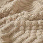 Chunky Knit Tassel Throw Blanket