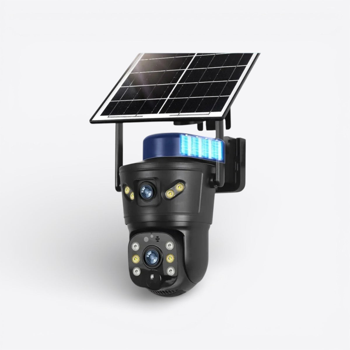 4K Solar Dual-Lens Wi-Fi Camera for Outdoor Monitoring