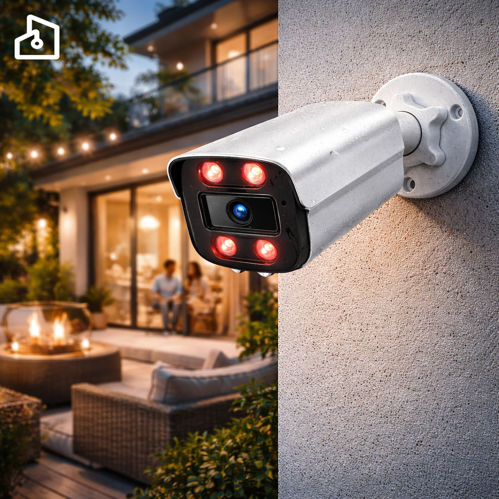 Ultra HD 4K PoE Camera with Colour Night Vision